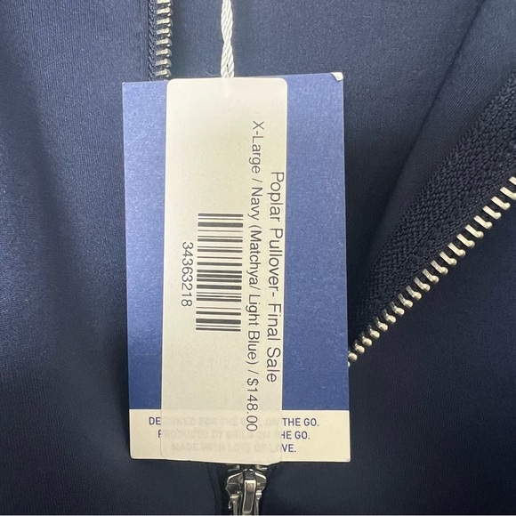 Addison Bay Mock Collar Quarter Zip Long Sleeve Poplar Pullover Sweater Size XL - Picture 6 of 12